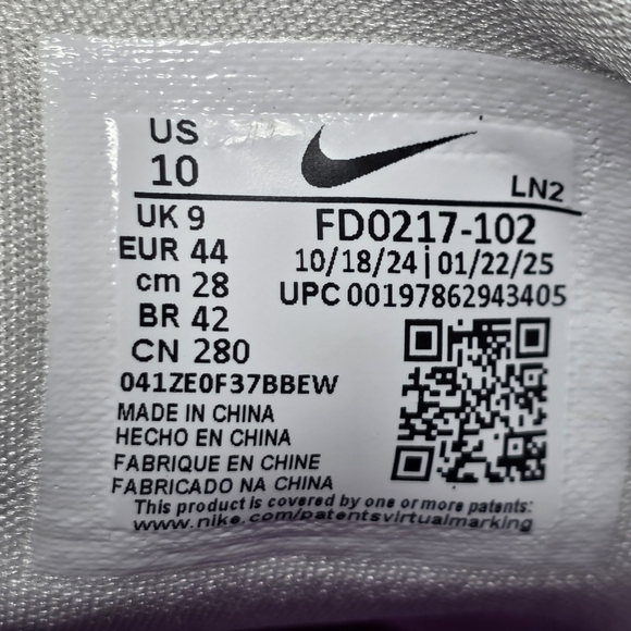 Nike Air Zoom Infinity TR 2 Men Size 10 Golf Grey Purple Sneakers FD0217-102 New main image 10